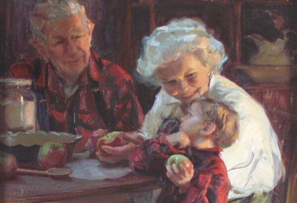 Poika ja isovanhemmat