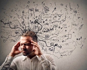 Miehen ahdistuneisuus