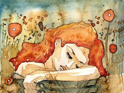 Nainen dramatisoi ongelmiaan