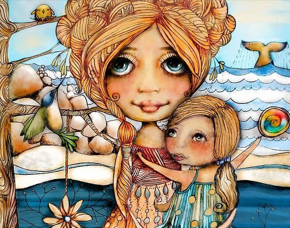 Lasten tunteet äiti ja tytär