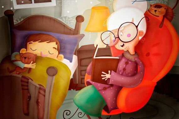 isoaiti lukee kirjaa