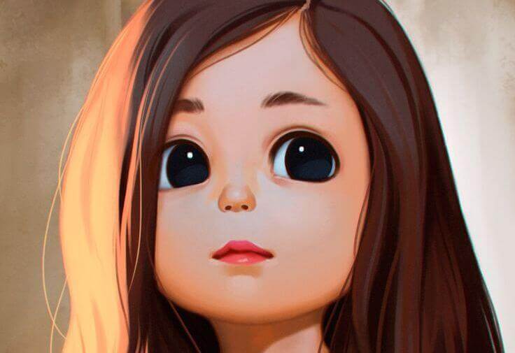 Suurisilmäinen tyttö