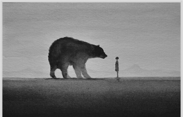 karhu ja ihminen