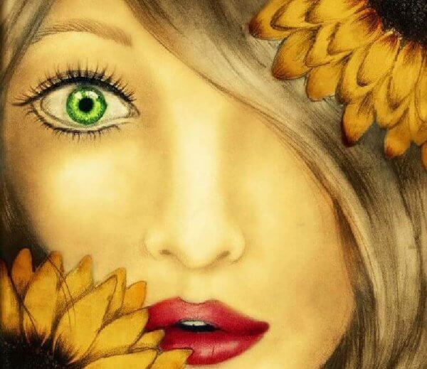 Vihreäsilmäinen nainen