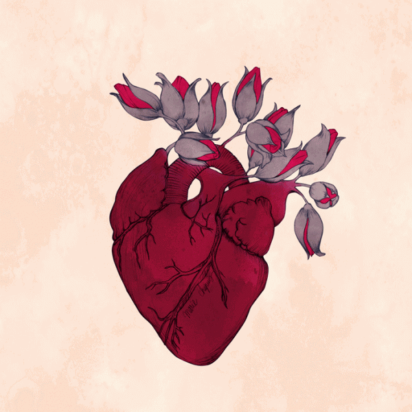 kukkiva sydan