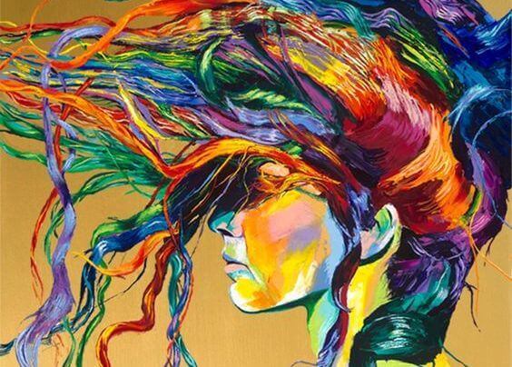 värikkäät hiukset