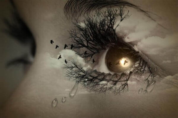 kyyneleet eron jälkeen