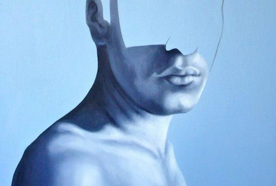 puolet kasvoista pois