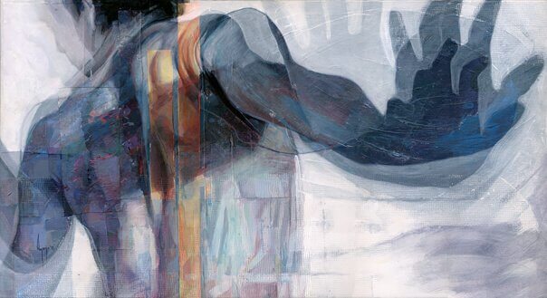 mies työntää pois