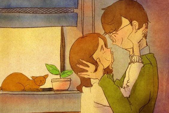 rakastunut pariskunta