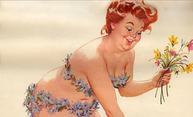 nainen poimii kukkia