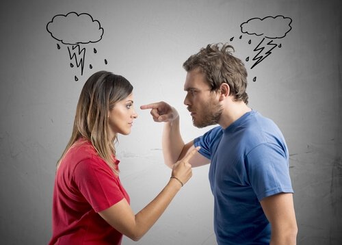 mies ja nainen riitelevät