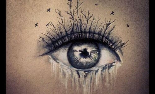 kyyneleet ja linnut