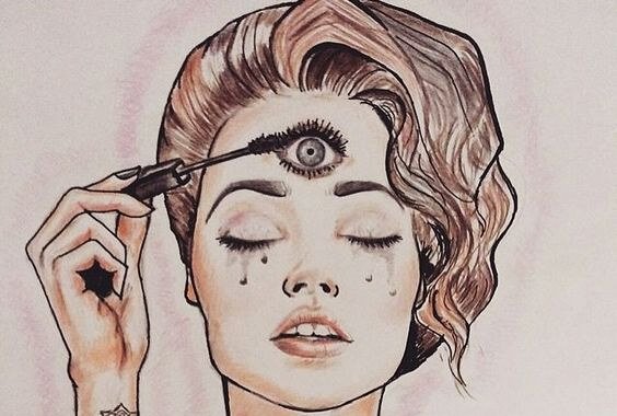 Naisen kolmas silmä