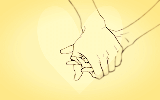 käsi kädessä ja sydän