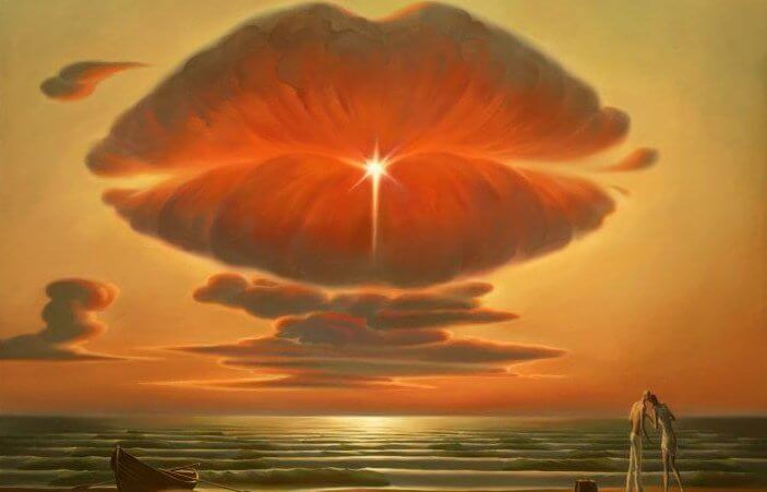 huulenmuotoiset pilvet