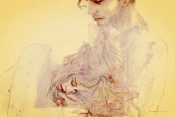 surullinen pariskunta