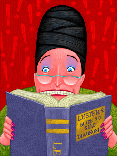 naisella taipumus hypokondriaan