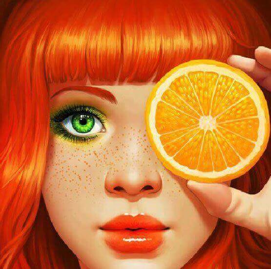 värien psykologiaa: oranssi