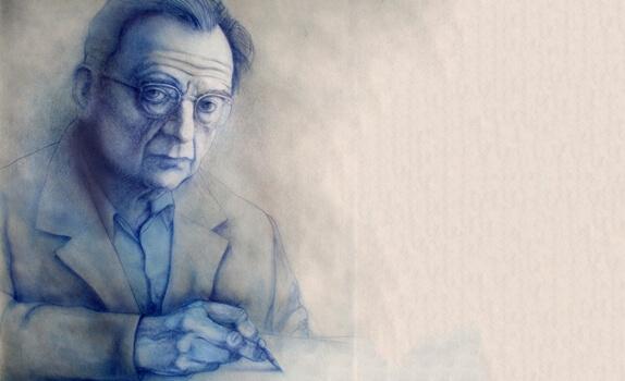 erich fromm piirretty muotokuva