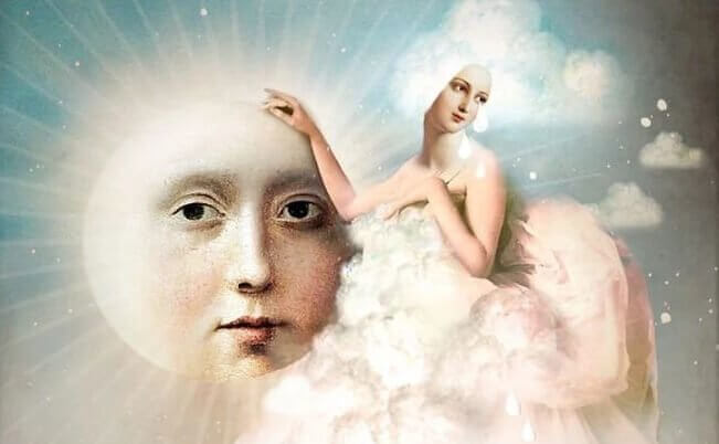 pilvinainen ja aurinko