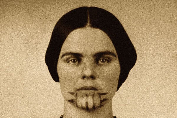 olive oatman ja sininen tatuointi