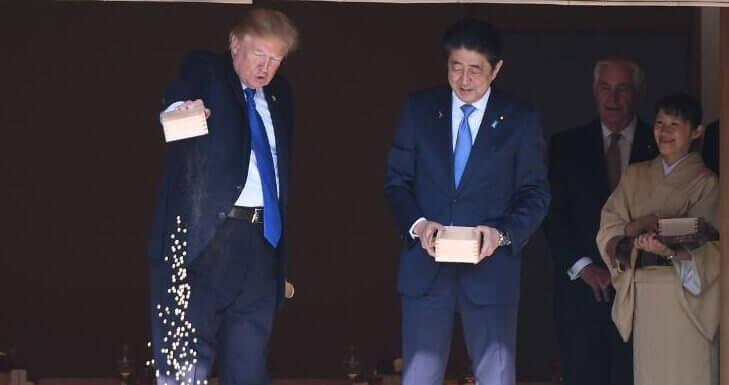 Donald Trump Japanissa