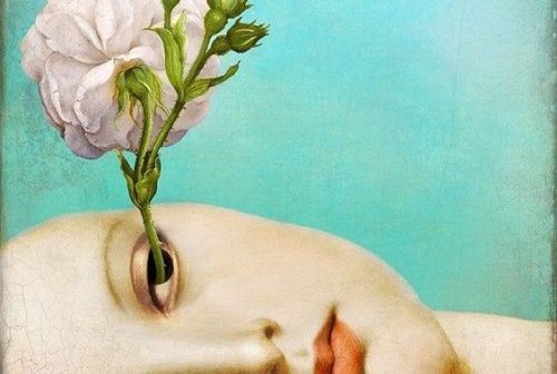 silmästä kasvaa kukka