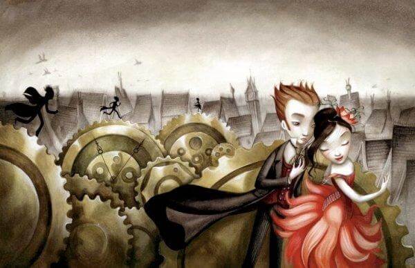 pariskunta ja ratakset