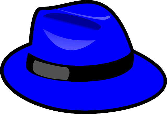 sininen hattu