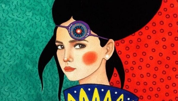 naisella otsakoriste