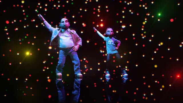 rakkaus on läsnäoloa: isä tanssii tyttönsä kanssa