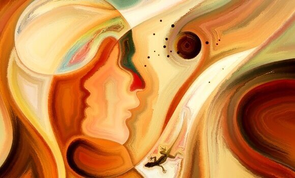 yhteen sulautuneet kasvot