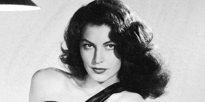 Ava Gardner mustavalkoisena