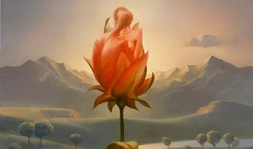 pariskunta muodostaa ruusun