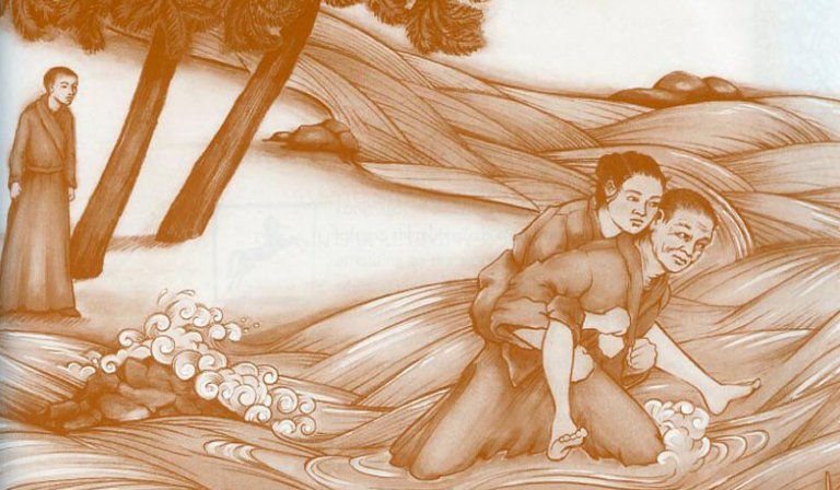 tarina kahdesta munkista ja naisesta