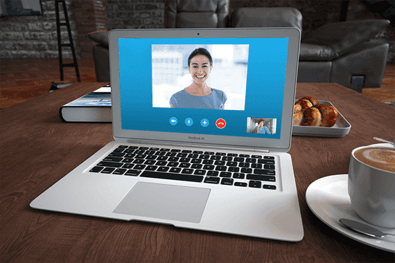 nettiterapia Skypen välityksellä