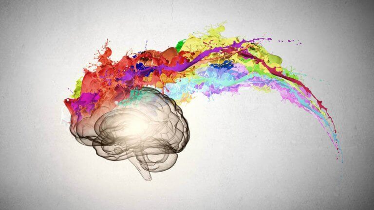 aivoista leviää paljon värejä