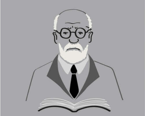 Freud lukee kirjaa