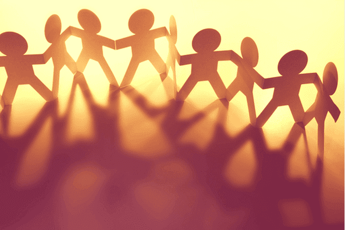 paperi-ihmiset rivissä