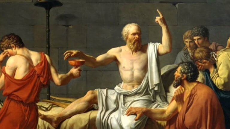 Demosthenes ja kuuntelijajoukko