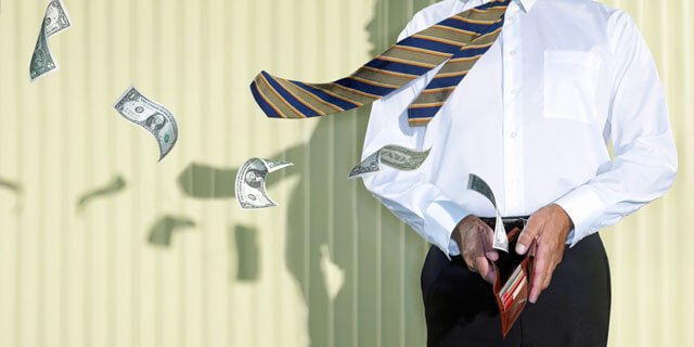 tuuli sai miehen menettämään rahaa