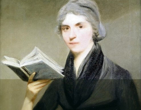 Mary Wollstonecraft kirjan kanssa