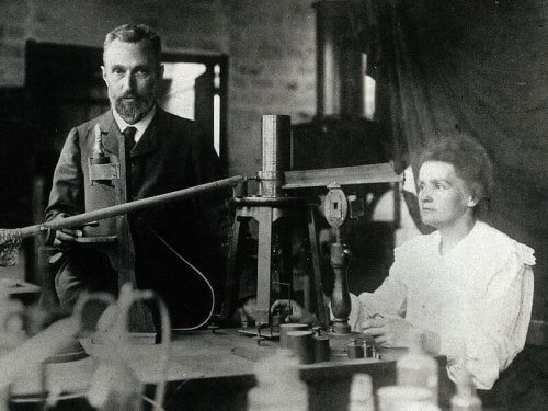 Curie miehensä kanssa