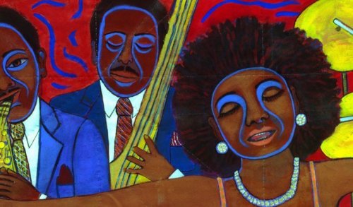 Faith Ringgoldin taide korostaa erityisesti etnisiä jännitteitä, poliittista tyytymättömyyttä ja rodullisia levottomuuksia
