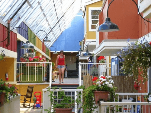 Yhteisöissä on yhteiset ja omat tilat