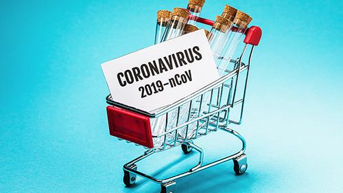Koronavirusostoskärryt