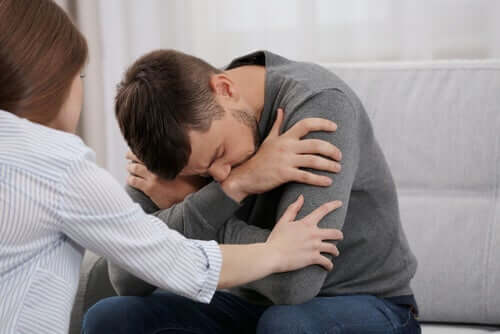 Mies on saanut masennusdiagnoosin.